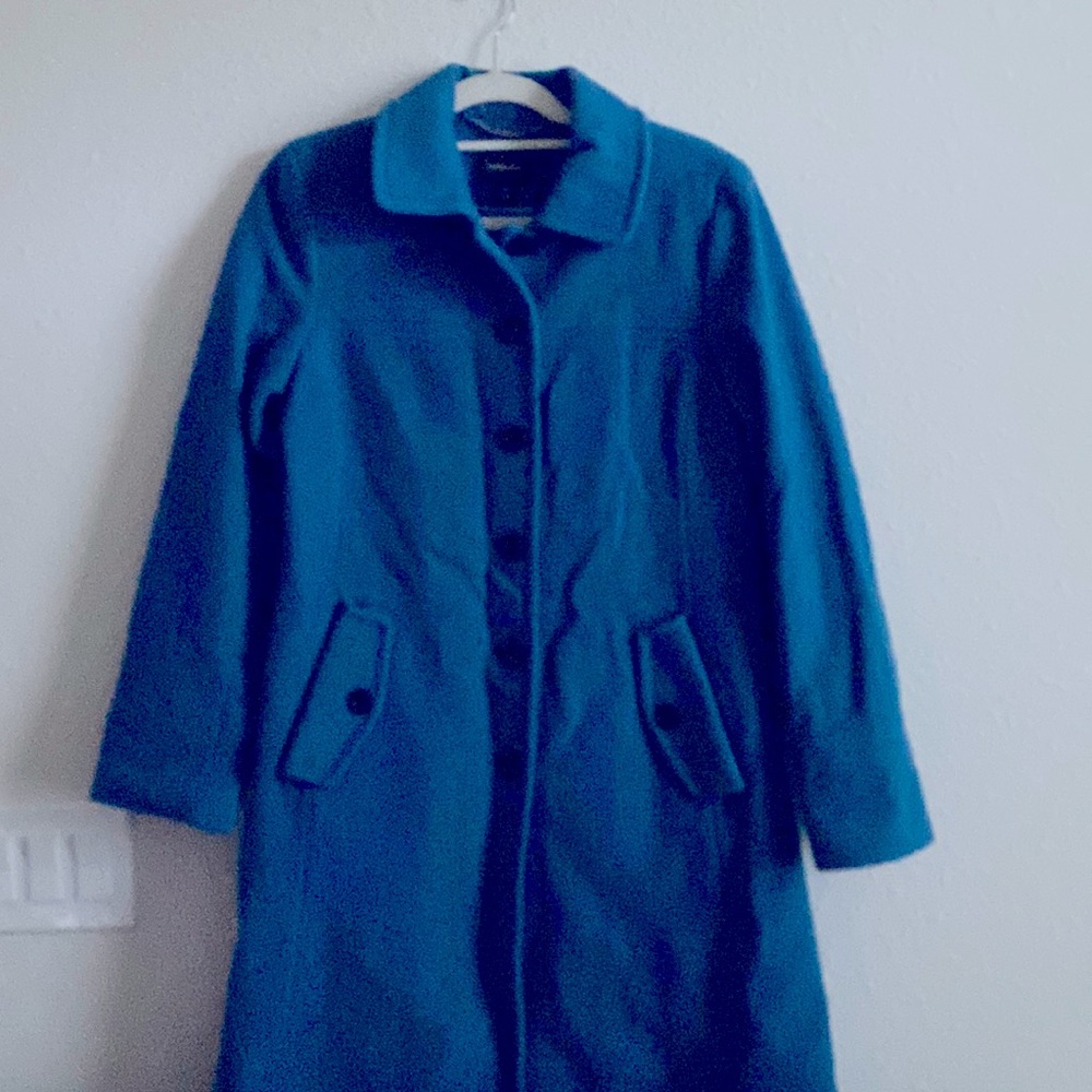 LANDS END WOOL BLEND COAT - Picture 1 of 16